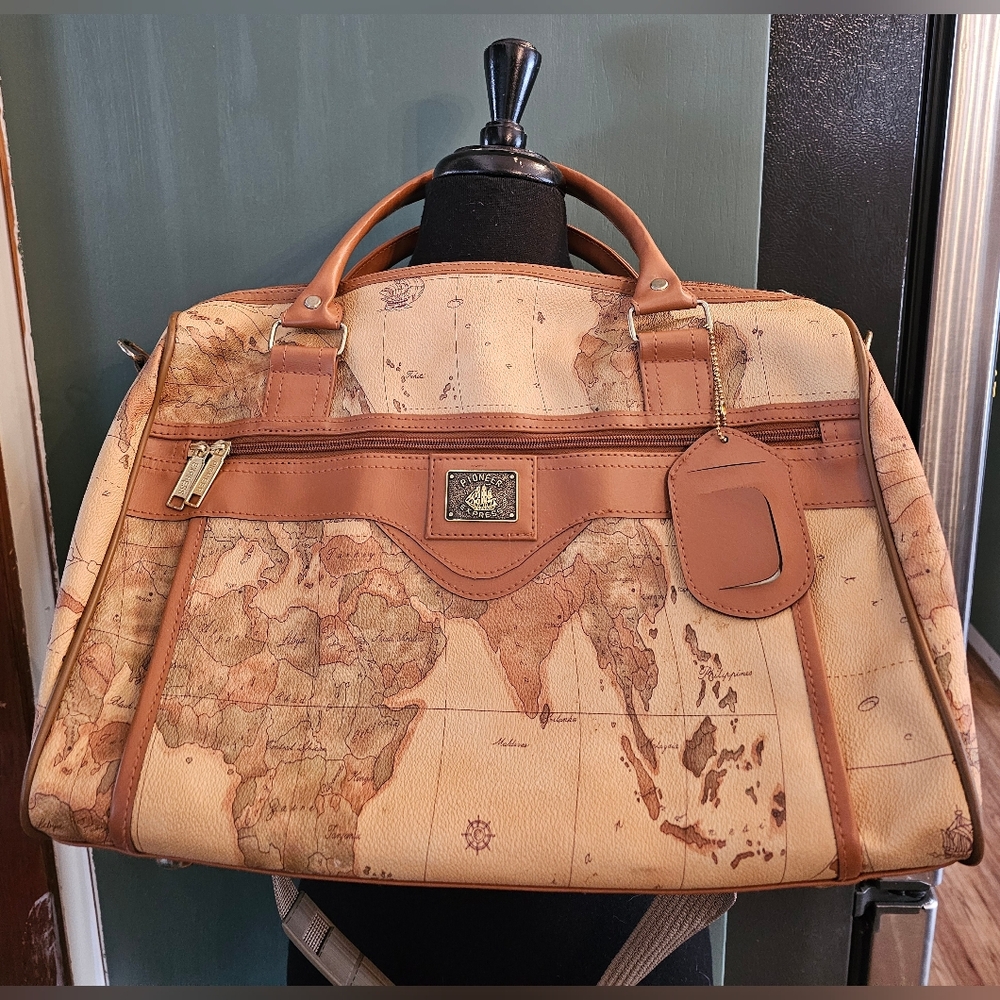 Vintage pioneer express travel bag